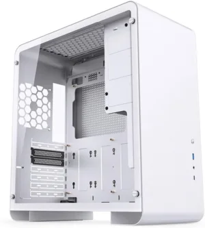 jonsbo u4 pro middle tower, verre trempé blanc