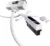 Extension 24 Broches Hydrus : Câble PSU Modulaire 30cm Blanc – Compatible ATX 2.4