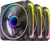Antec Orbit 120 ARGB : 3 ventilateurs PWM 2000 tr/min, effet miroir infini